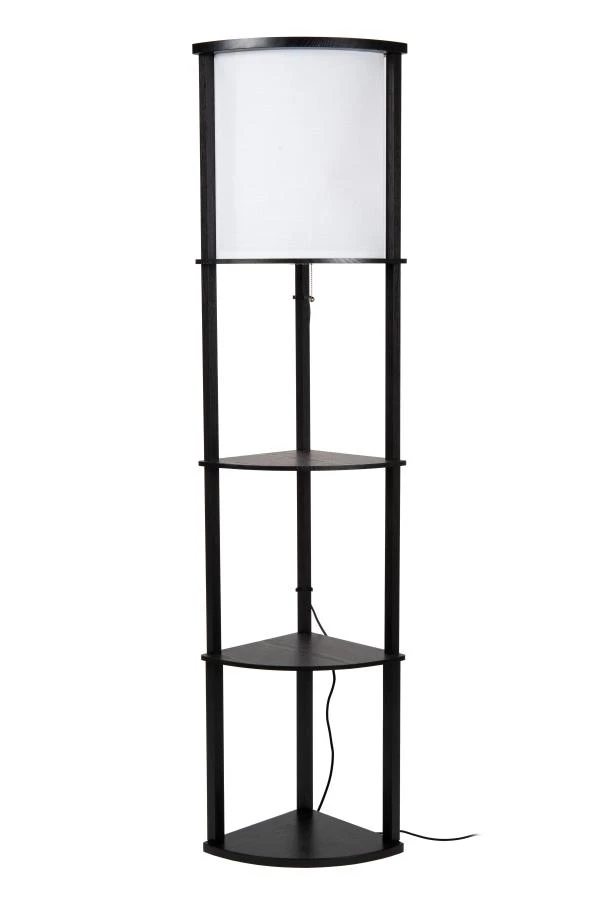Lucide MENNO - Lámpara de suelo - 1xE27 - Negro - apagado